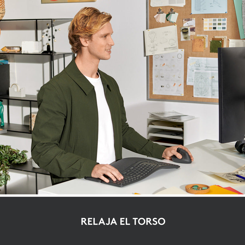 Mouse Ergonómico Logitech Lift Vertical Left  Avanzado Zurdo