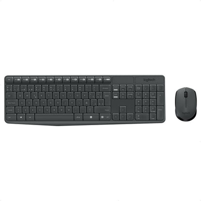 Combo Inalámbrico Logitech Mk235, Teclado Multimedia Y Mouse