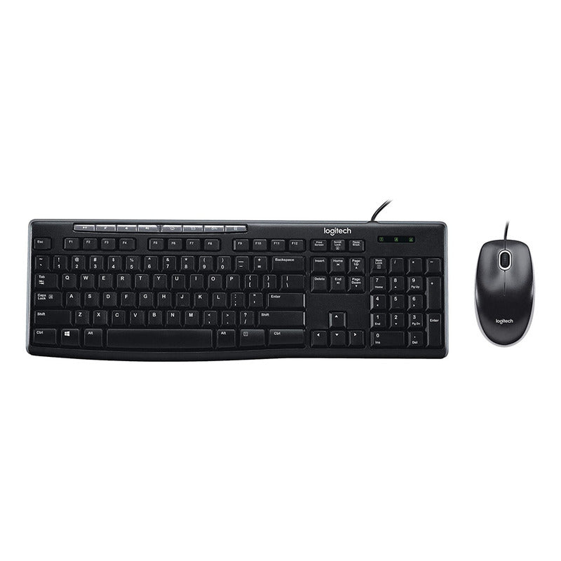 Combo Usb Logitech Mk200 Media, Teclado Multimedia Y Mouse