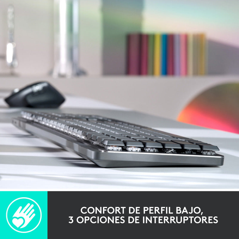 Teclado Recargable Logitech Mx Mechanical De Alto Desempeño