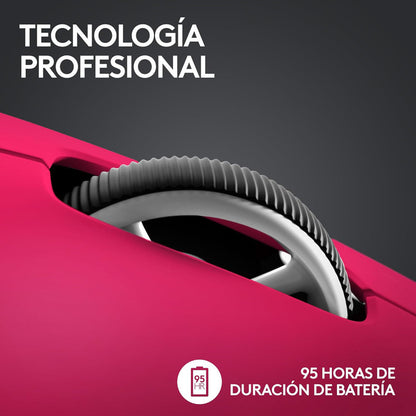 Mouse Gamer Inalámbrico Logitech G Pro X Superlight 2 Magenta