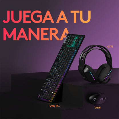 Mouse Gamer Inalámbrico Logitech G305, 12000dpi - Negro