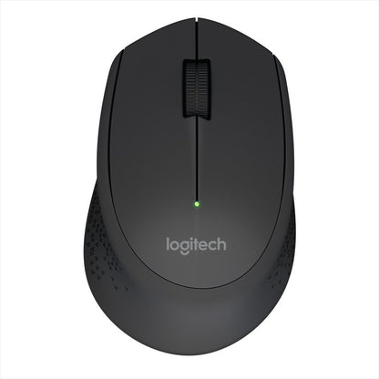 Mouse Inalámbrico Logitech M280, Cómodo Diseño Curvo, Negro