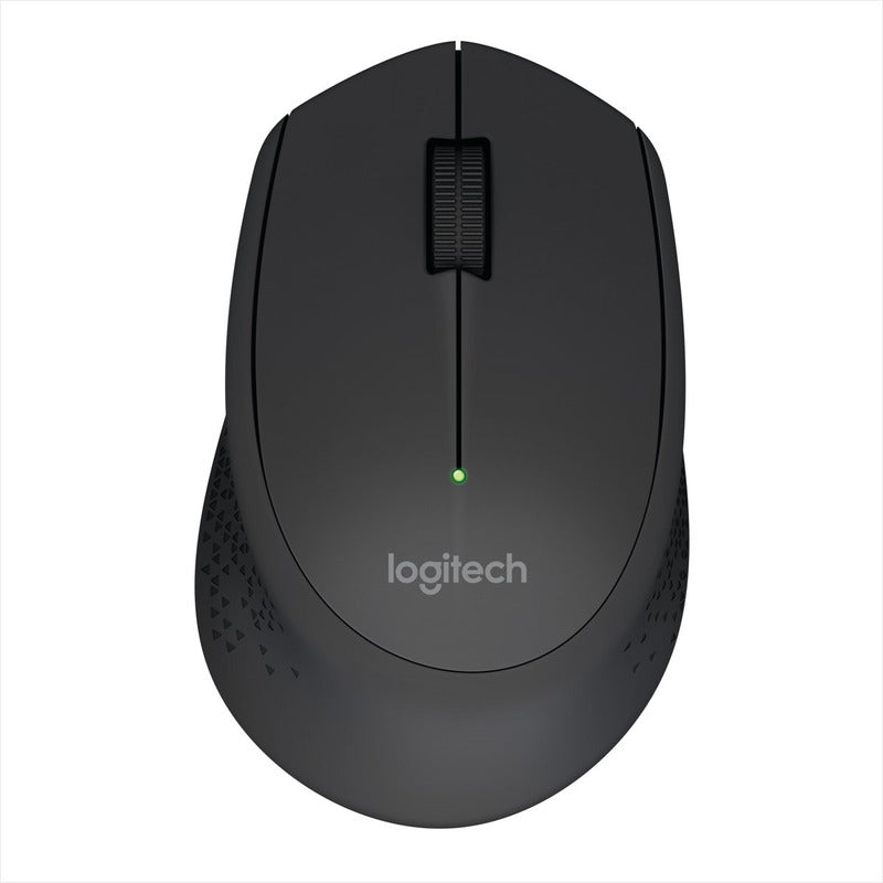 Mouse Inalámbrico Logitech M280, Cómodo Diseño Curvo, Negro