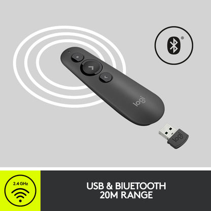Señalador / Presentador Remoto Logitech R500s Luz Roja