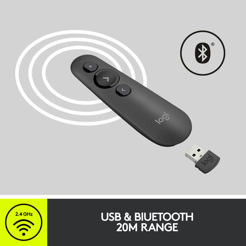 Señalador / Presentador Remoto Logitech R500s Luz Roja