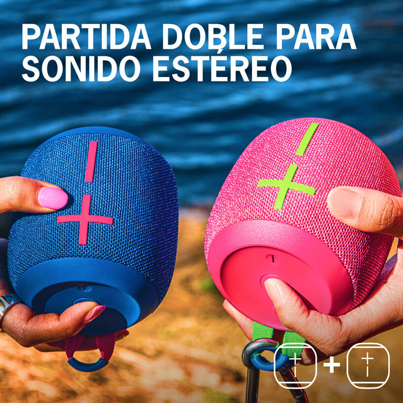Ultimate Ears Wonderboom 3, Kit 2 Parlantes Impermeables, Verde