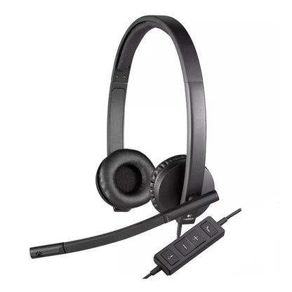 Diadema Logitech H570e Estéreo, Usb Con Comodidad Y Duración