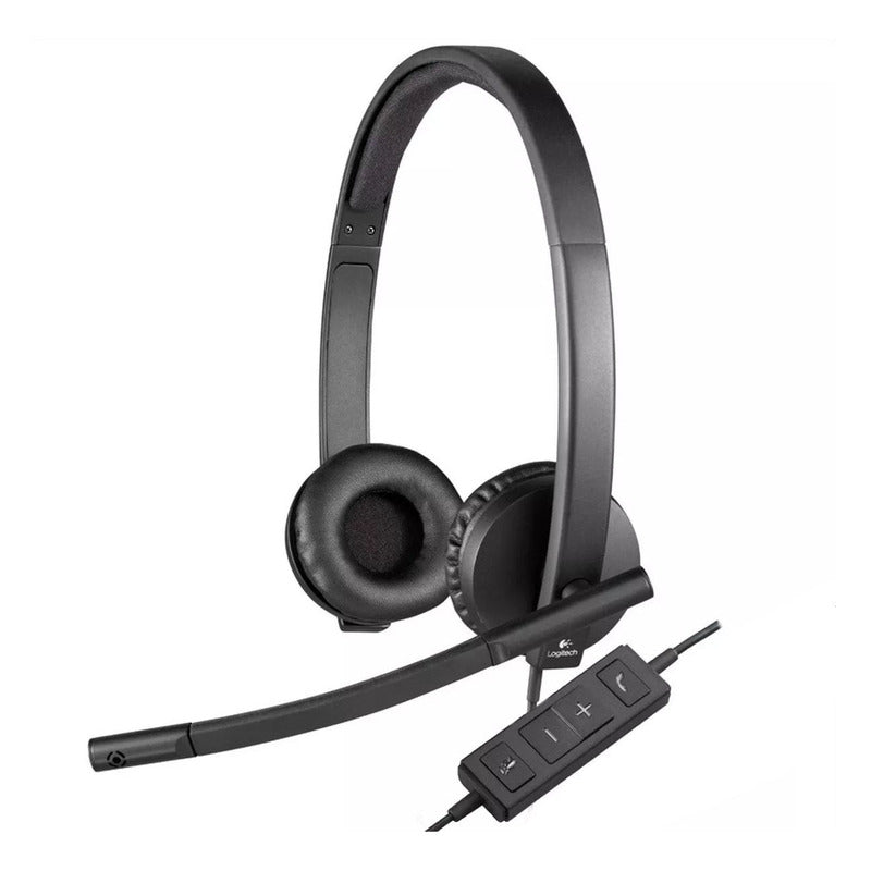 Diadema Logitech H570e Estéreo, Usb Con Comodidad Y Duración