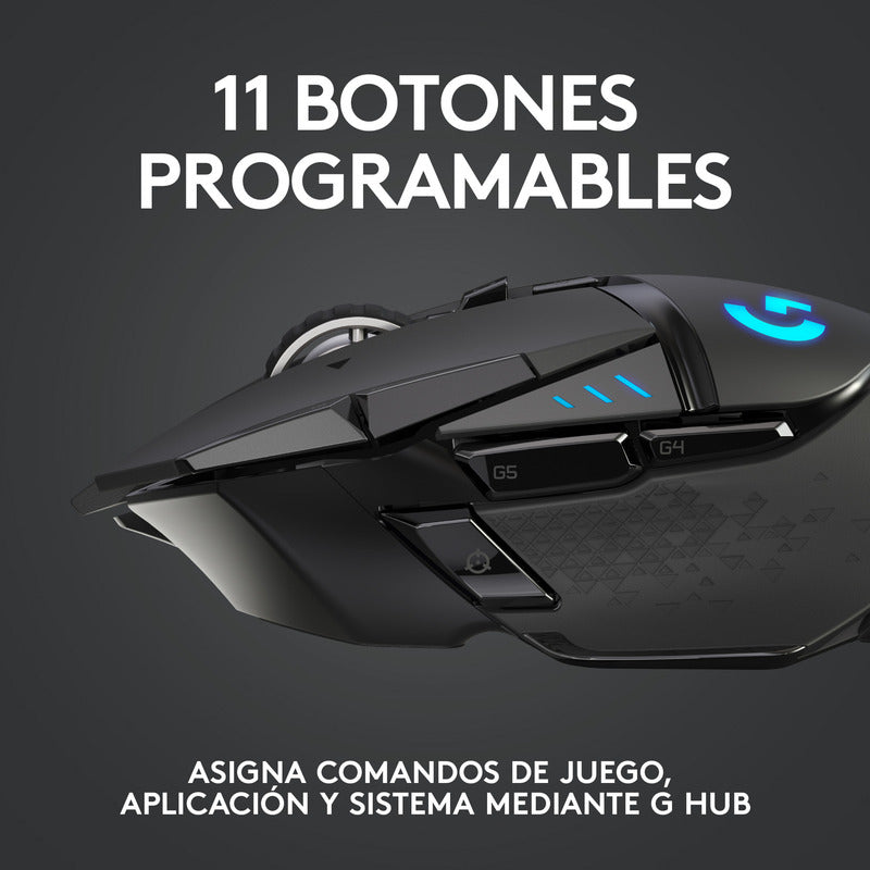 Mouse Gamer Inalámbrico Logitech G502 Lightspeed 25600dpi