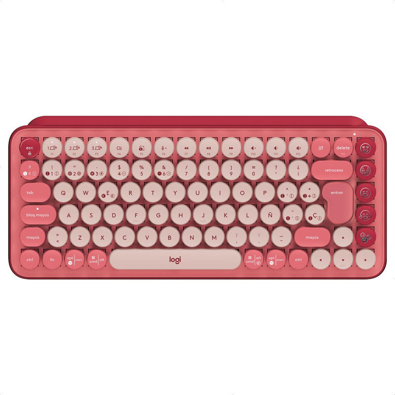Teclado Inalámbrico Logitech Pop Heartbreaker, Teclas Emojis