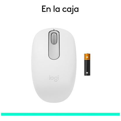 Mouse Inalámbrico Bluetooth Logitech M196, Blanco