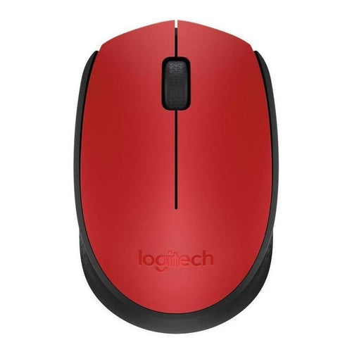Mouse Logitech M170 Inalámbrico Rojo - Negro