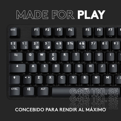 Teclado Gamer Logitech G413 Tkl Se Mecánico Retroiluminado