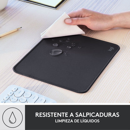 Teclado Inalámbrico Logitech K780 Multidispositivo + Mouse Ergonómico Vertical Logitech Lift Inalámbrico - Negro + Pad Mouse Logitech Studio Series