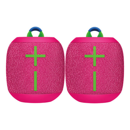 Ultimate Ears Wonderboom 3, Kit 2 Parlantes Impermeables, Rosa