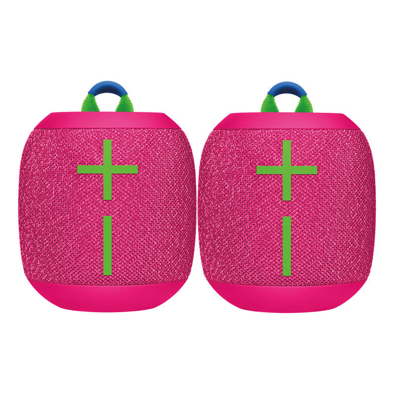 Ultimate Ears Wonderboom 3, Kit 2 Parlantes Impermeables, Rosa