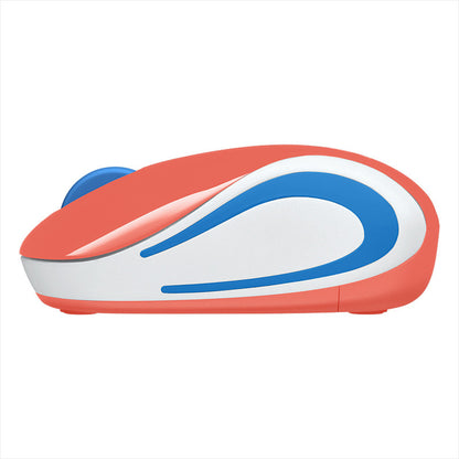Mouse Inalámbrico Mini De Bolsillo Logitech M187, Coral