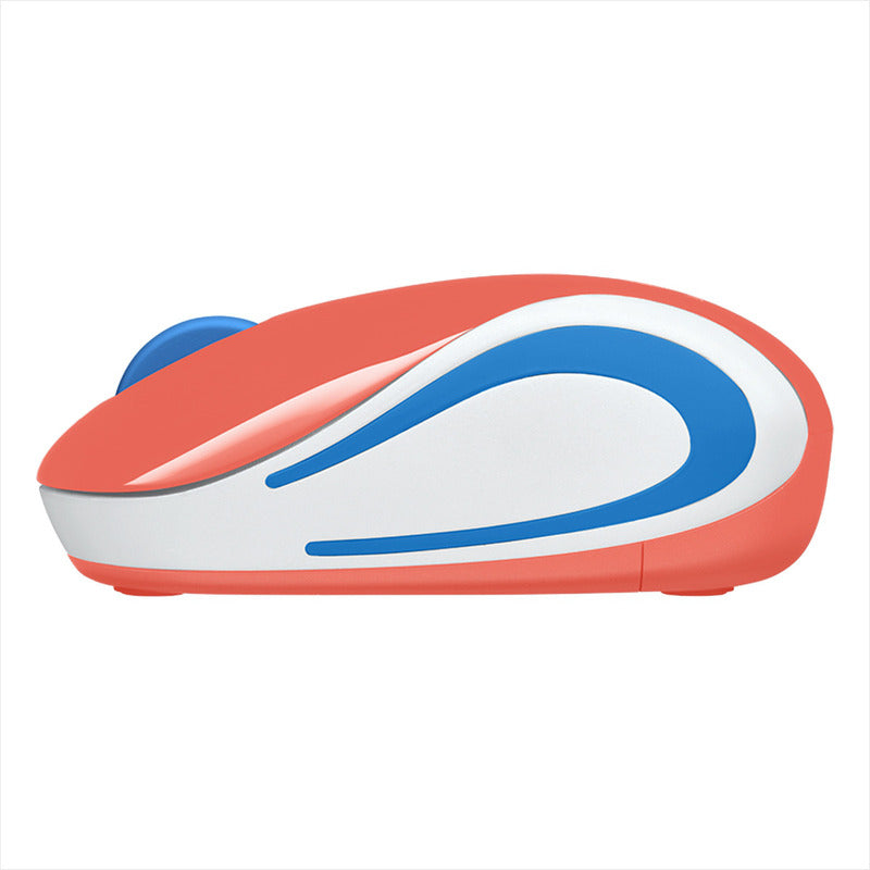 Mouse Inalámbrico Mini De Bolsillo Logitech M187, Coral