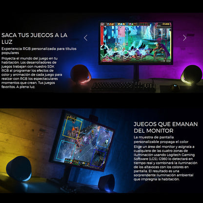 Parlantes Gamer Logitech G560 Lightsync, 2.1 Iluminación Rgb