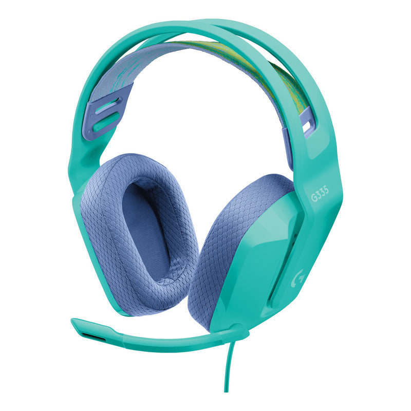 Diadema Gamer Logitech G335, Pc, Ps5, Xbox / Menta