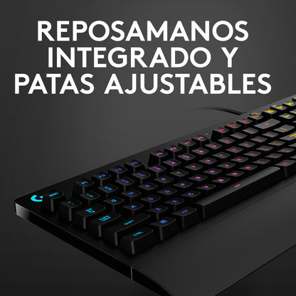 Teclado Gaming Logitech G213 Prodigy, Con Iluminación Rgb
