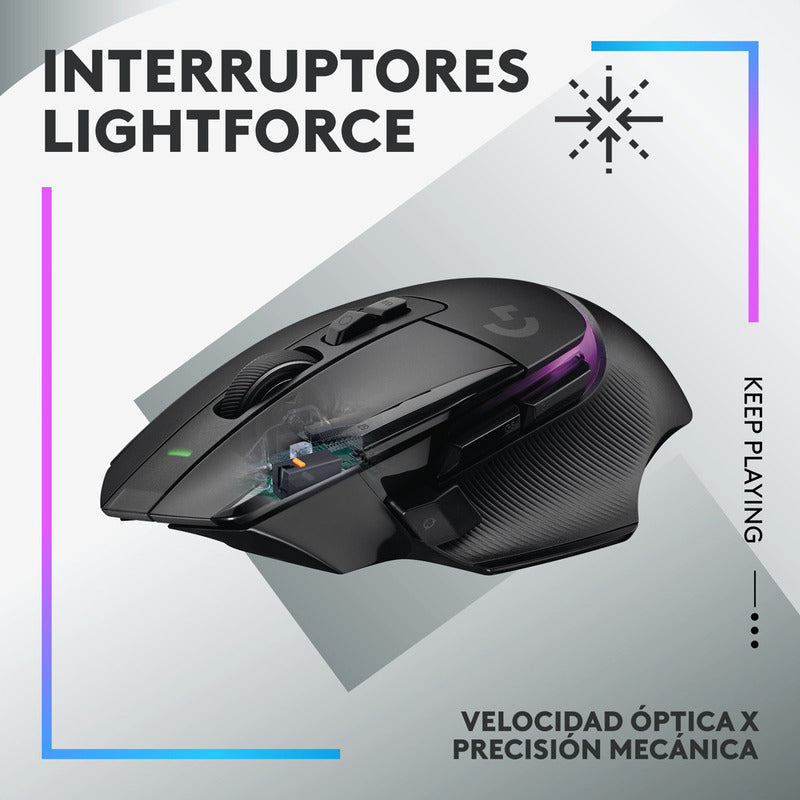 Combo Gamer Logitech G Teclado G915 Tkl + Mouse G502 X Plus