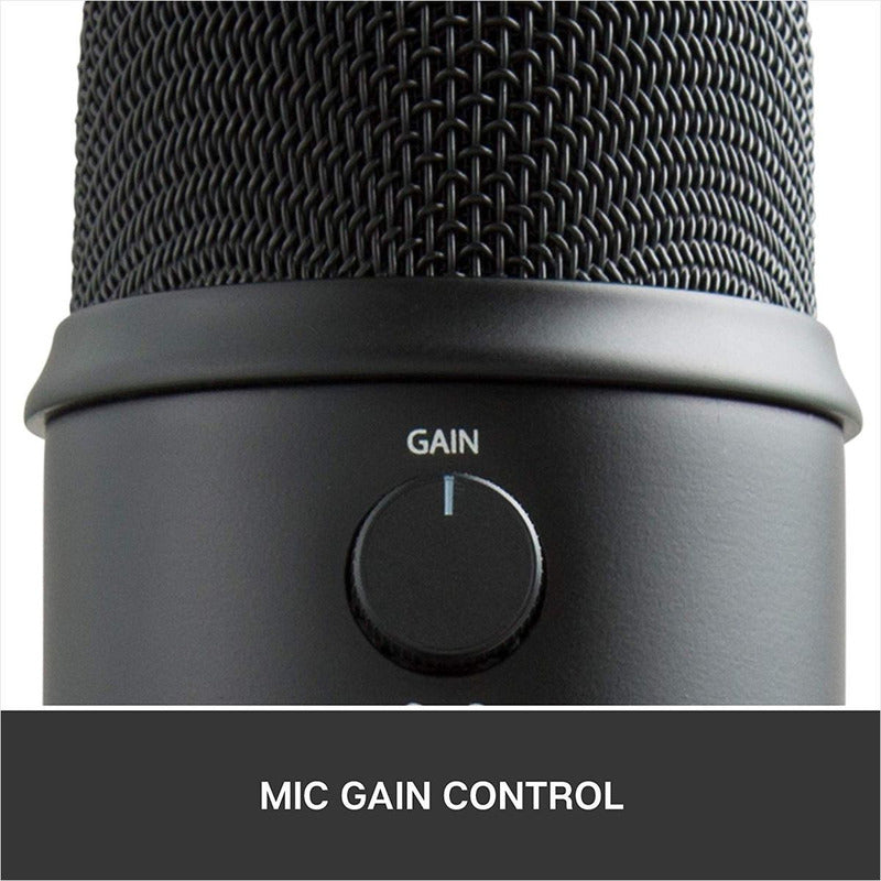Micrófono Usb Profesional Blue Yeti, Grabación Streaming Blackout