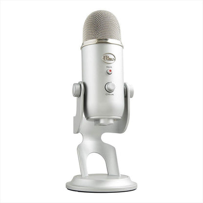 Micrófono Usb Profesional Blue Yeti, Grabación Streaming Silver