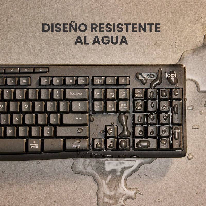 Combo Logitech Mk370 Business Teclado Y Mouse Bluetooth/bolt