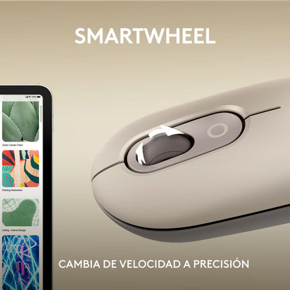 Mouse Inalámbrico Logitech Pop Mist Con Botón Emojis
