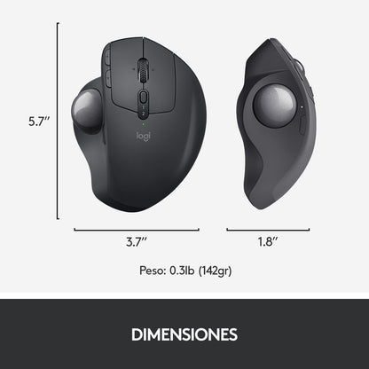 Mouse Logitech Mx Ergo, Trackball Inalámbrico / Recargable