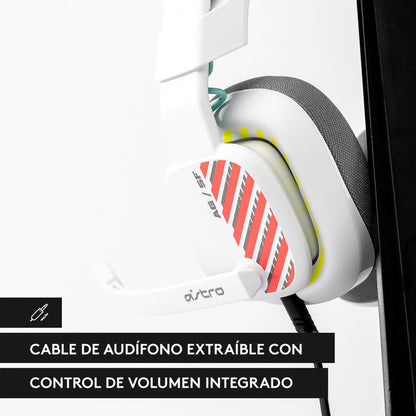 Audífonos Gamer Astro A10 Gen 2, Pc/Ps5/Ps4, Xbox, Blanco
