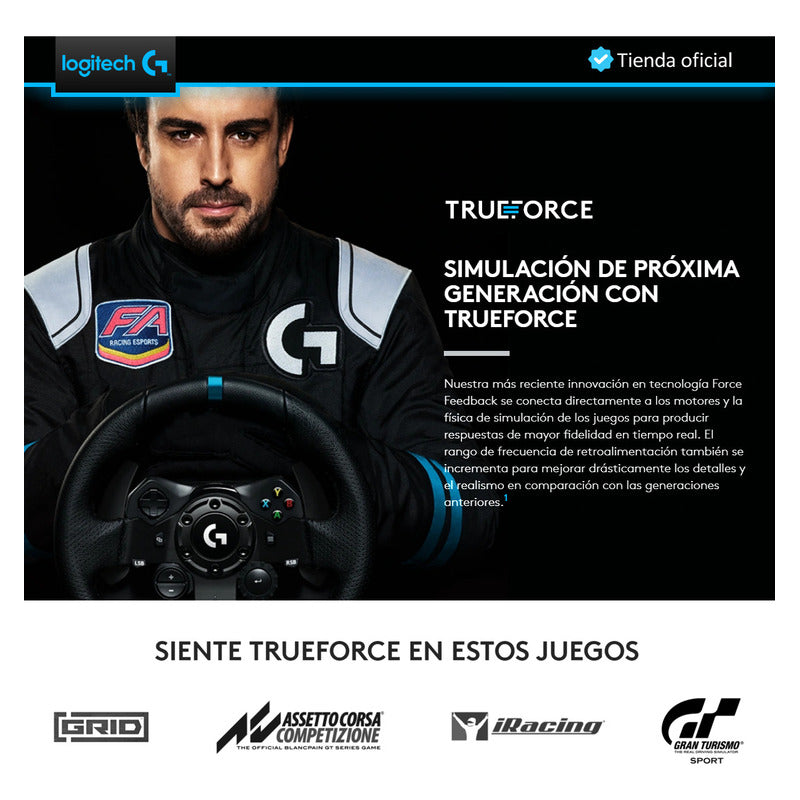 Racing Combo Timón Logitech G923 Ps4/5 + Palanca + Soporte4