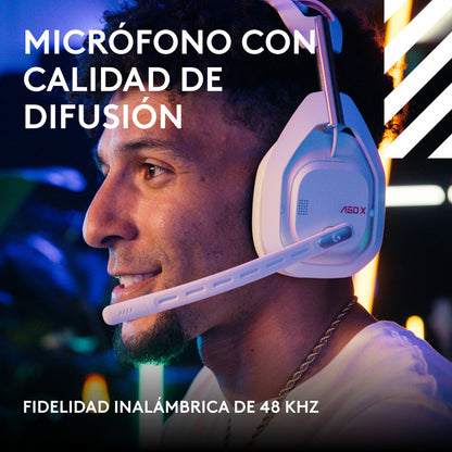 Diadema Gamer Inalámbrica + Base, Logitech Astro A50 X