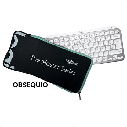 Teclado Avanzado Recargable Logitech Mx Keys Mini Gris Pálido