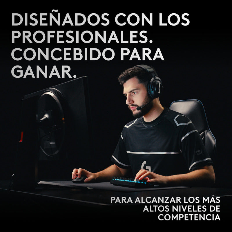 Teclado Gamer Logitech Pro X 60, Inalámbrico Lightspeed