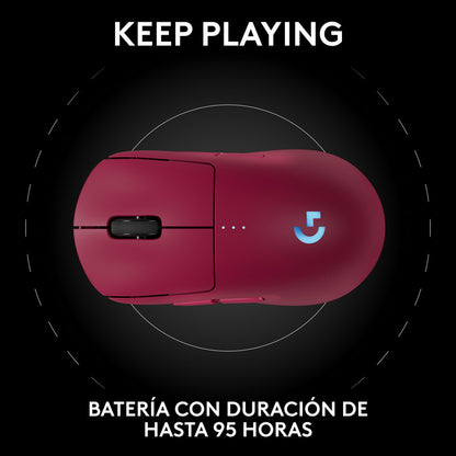 Mouse Gamer Inalámbrico Logitech G Pro 2 Lightspeed, Magenta