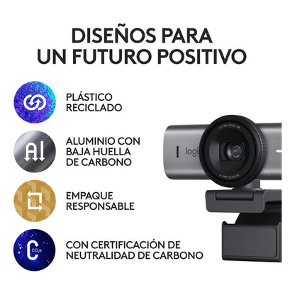 Cámara Web Logitech Para Colaboración Mx Brio Ultra Hd 4k