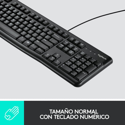 Combo Teclado Y Mouse Usb Plug And Play Logitech Mk120