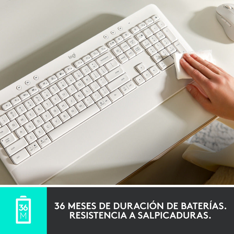 Teclado Confortable Logitech Signature K650 Bluetooth/bolt