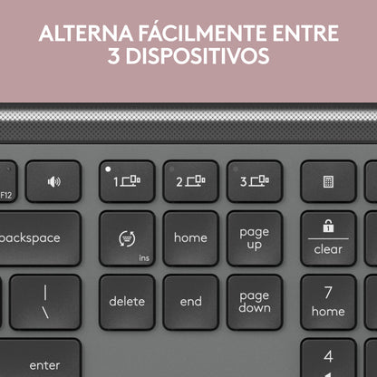 Teclado Bluetooth Bolt Logitech Signature Slim K950, Grafito