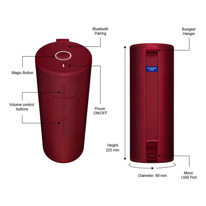 Parlante Bluetooth Impermeable Ultimate Ears Megaboom 3