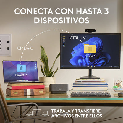 Mouse Logitech Mx Anywhere 3s, Compacto Avanzado - Blanco