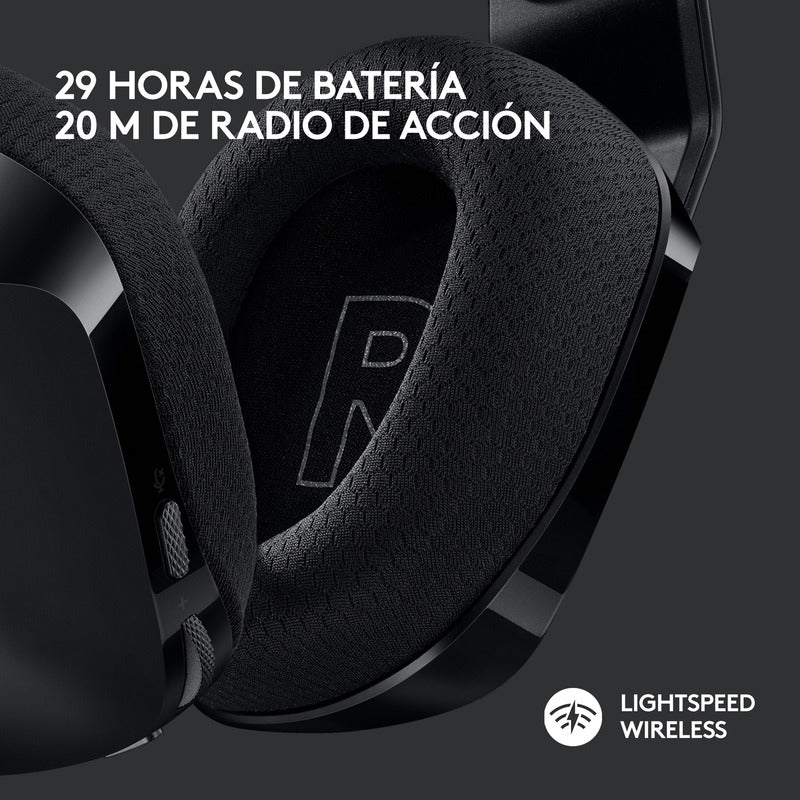 Diadema Gamer Logitech G733, Rgb Inalámbrica / 7.1 - Negro