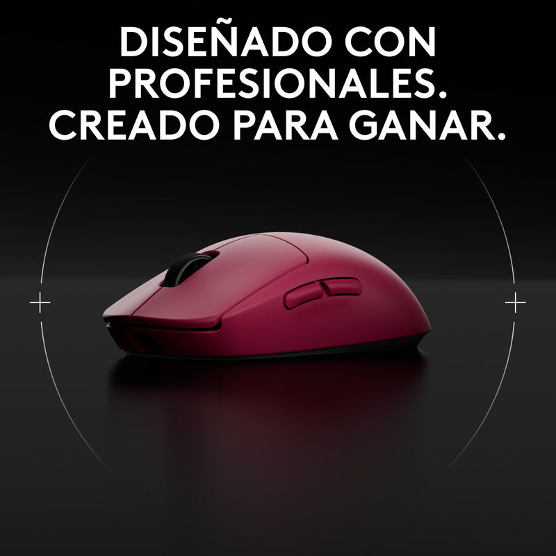 Mouse Gamer Inalámbrico Logitech G Pro 2 Lightspeed, Magenta