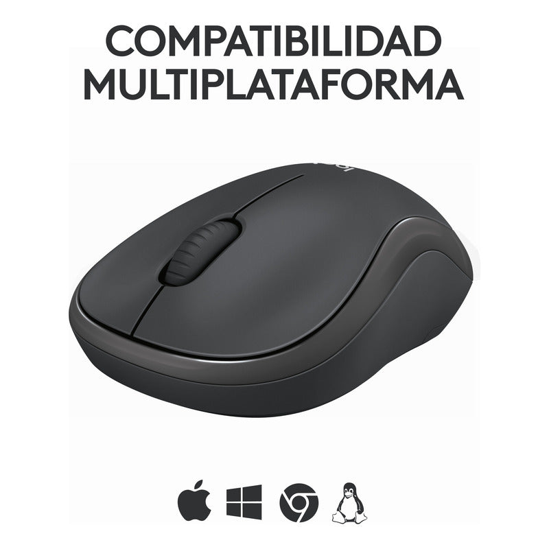 Mouse Bluetooth Logitech M240 Silent, Un 90% Silencioso, Negro
