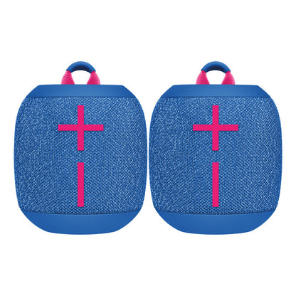 Ultimate Ears Wonderboom 3, Kit 2 Parlantes Impermeables, Azul