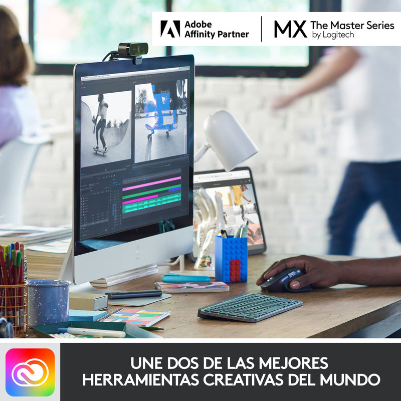 Teclado Avanzado Recargable, Logitech Mx Keys Mini, Grafito