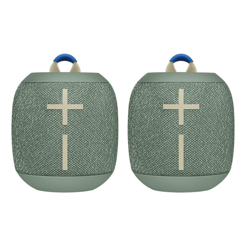 Ultimate Ears Wonderboom 3, Kit 2 Parlantes Impermeables, Verde